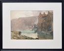 Quayside at Staithes, North Yorkshire - Original Painting by Alfred Heaton Cooper (1863-1929)