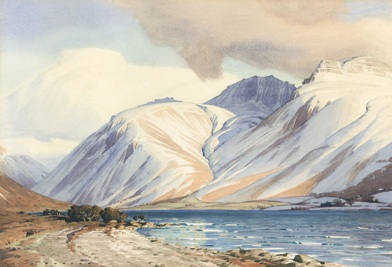 Scafell and Wastwater by William Heaton Cooper R.I. (1903 - 1995)