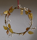 New Parili Glass Wreath - Small - Ochre