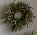 Taraji Wreath - Natural & Moss