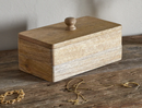 Chanya Mango Wood Jewellery Box - Natural