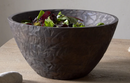 Nyati Wooden Serving Bowl - Dark Brown - Large