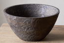 Nyati Wooden Serving Bowl - Dark Brown - Large