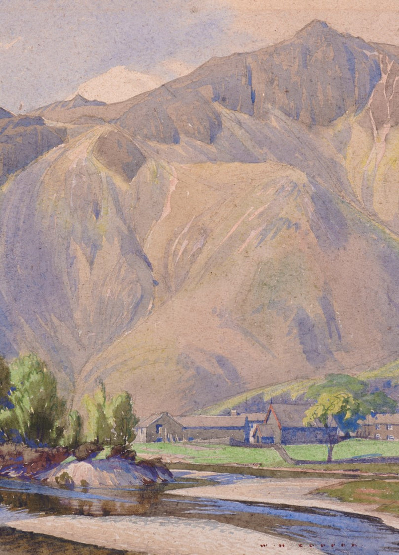 Summer Morning in Grange, Borrowdale - Original Painting by William Heaton Cooper R.I. (1903 - 1995)