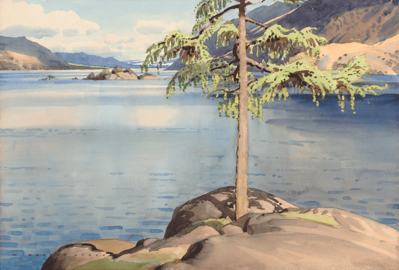 The Rocky Shores of Ullswater - Original Painting by William Heaton Cooper R.I. (1903 - 1995)