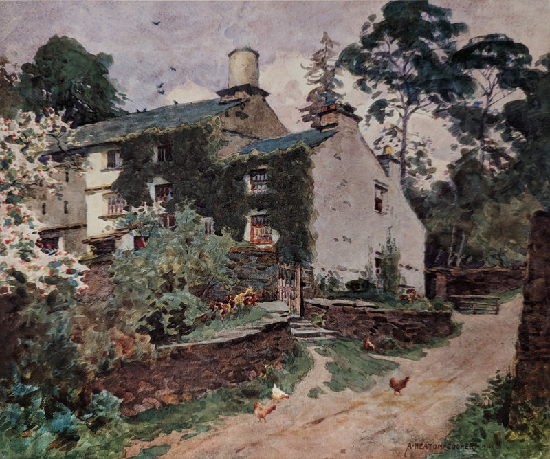 Wood Farm, Troutbeck by Alfred Heaton Cooper (1863 - 1929)