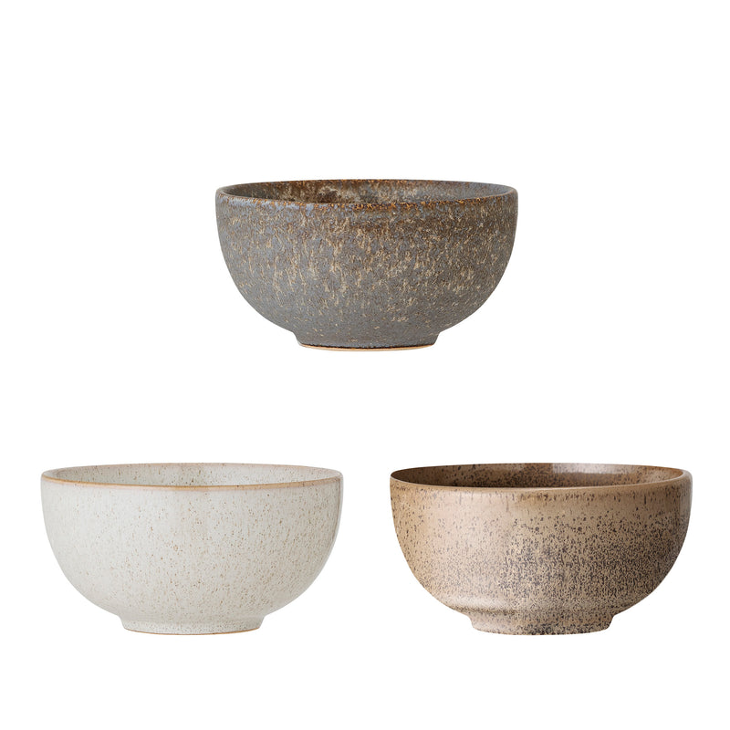 Addison Bowl, Brown, Stoneware ( Diameter 16cm x Height 8cm)