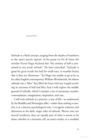 The Art Of Solitude by Stephen Batchelor