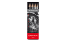 Caran d'Ache Graphite Line Metal Box (9B/7B/5B/3B/HB/2H Grafwood Pencils)