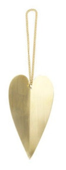 Ferm Living Heart Brass Ornament (Set of 4)