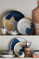 Jules Breakfast Set in Blue (Set of 4 cups, 4 bowls & 4 plates)
