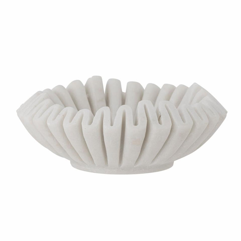 Harmonia Bowl, White, Marble ( Diameter 17.5cm x Height 6cm)
