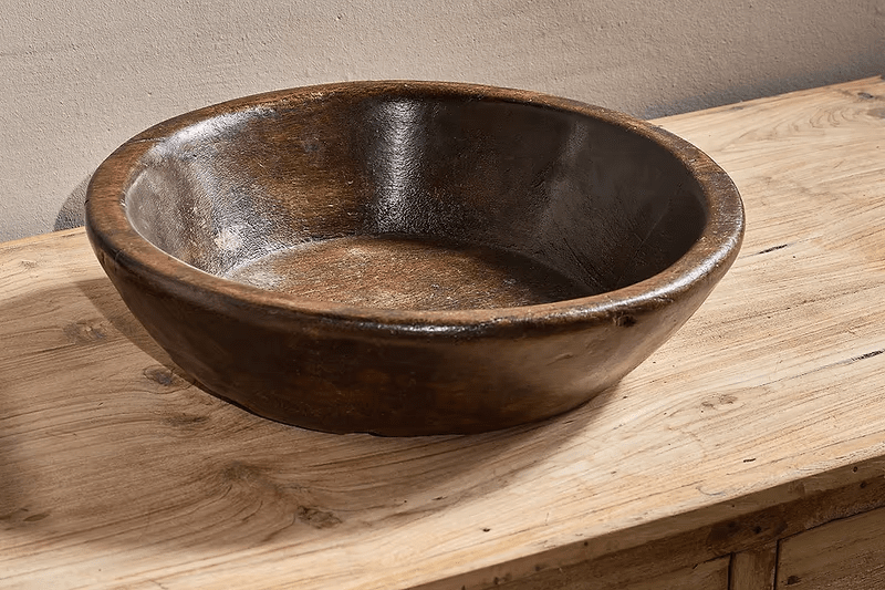 Bunaken Reclaimed Traditional Bowl (Dark Stain)