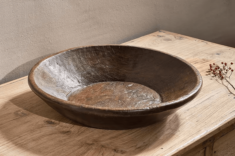 Bunaken Reclaimed Traditional Bowl (Dark Stain)