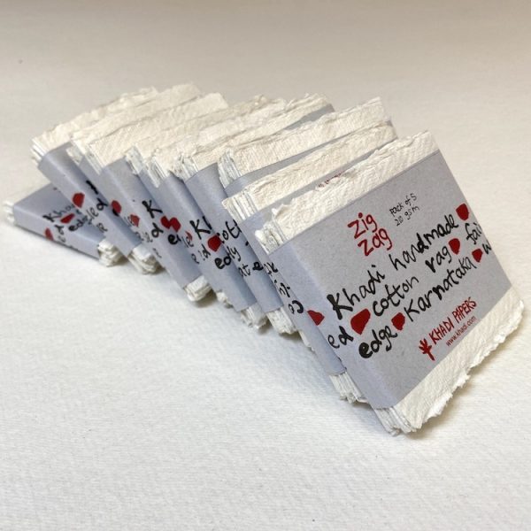 ZIGZAG CARD PACK (Pack of 5) 7x7cm