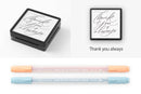 Midori Paintable Stamp Kit: Thank You (Limited Edition)