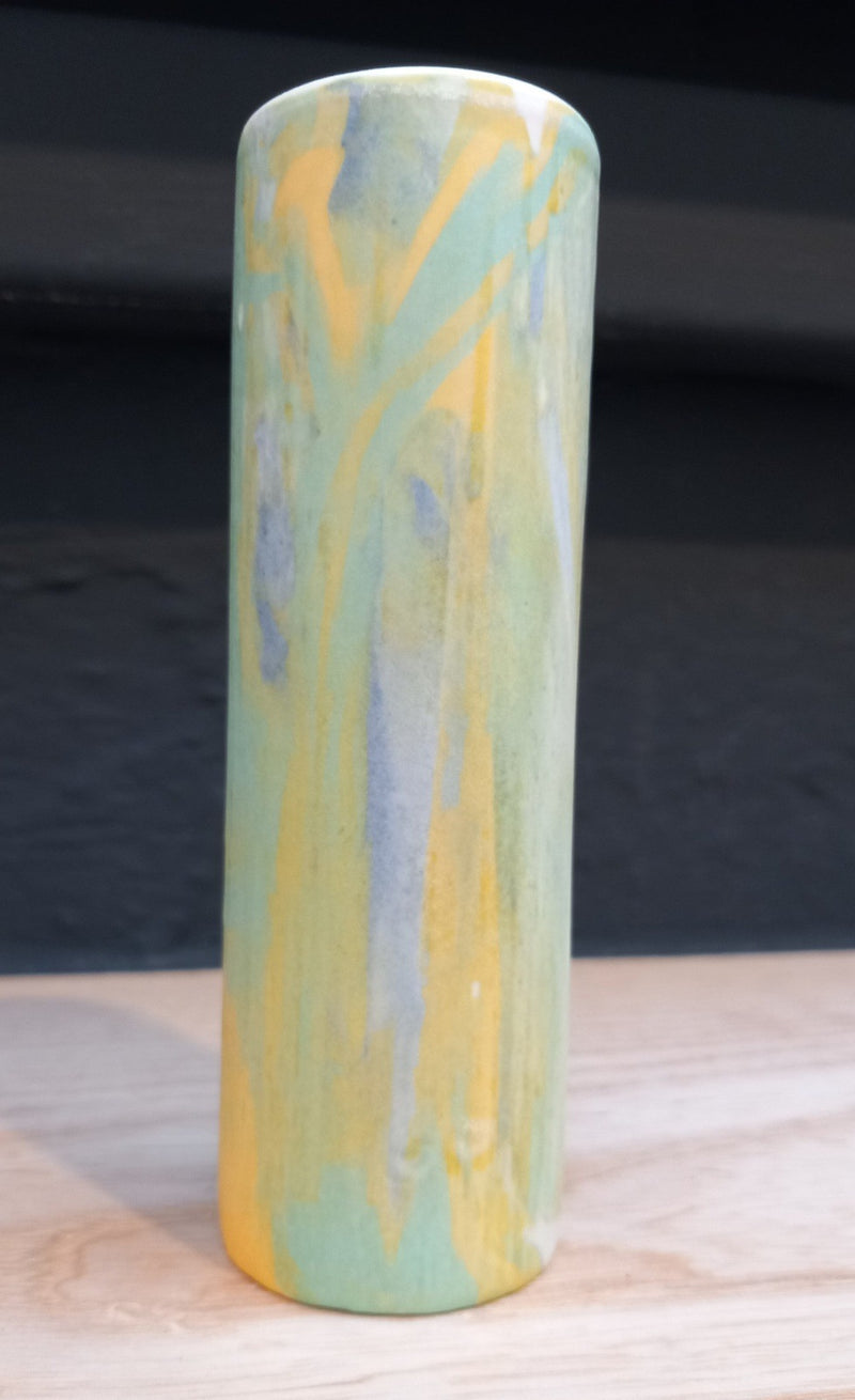 Marbled Cylinder Vase