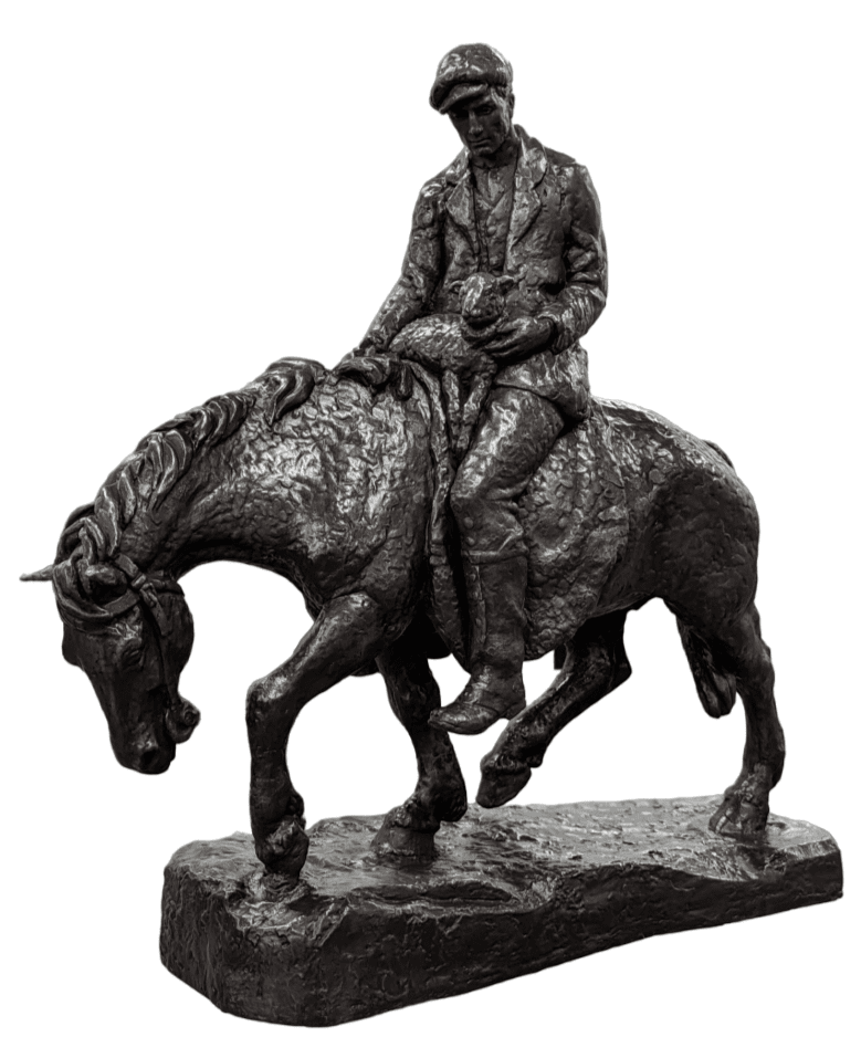 Dalesman Solid Bronze Statue (Limited Edition of 12) by W J Ophelia Gordon Bell (1883 - 1973)
