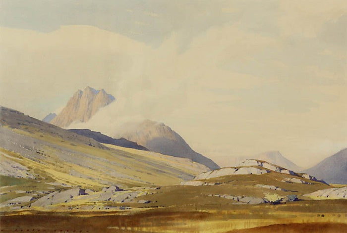 Tryfan, Summer Morning 1967 - Original Painting by William Heaton Cooper R.I. (1903 - 1995)