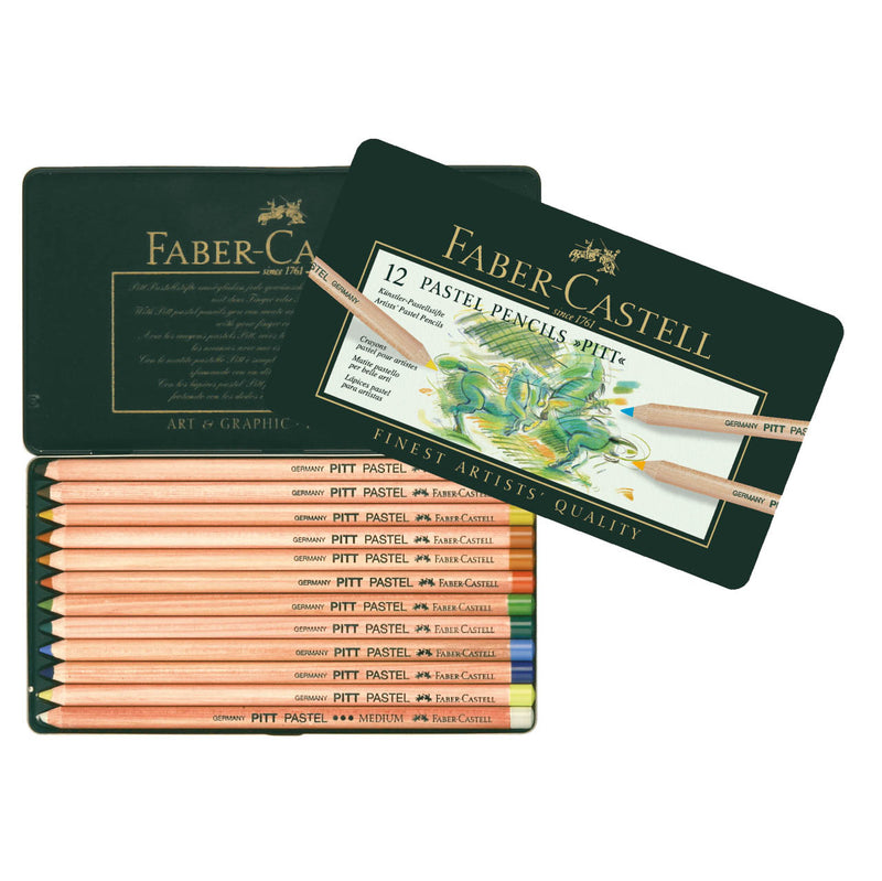 Faber Castell PITT Pastel Pencils (Set of 12 or 24)