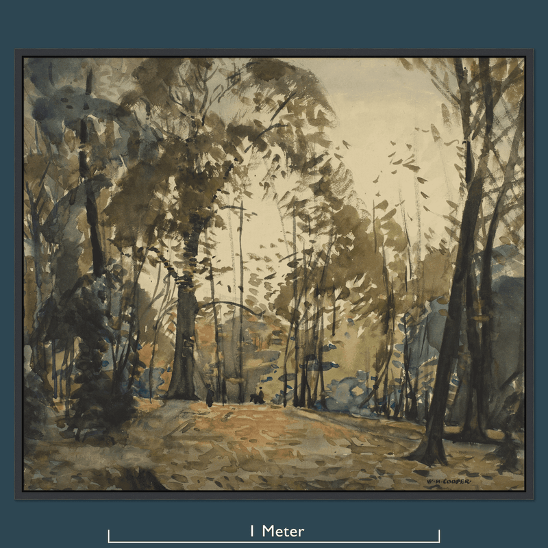 Autumn Woodland Canopy by William Heaton Cooper R.I. (1903 - 1995)