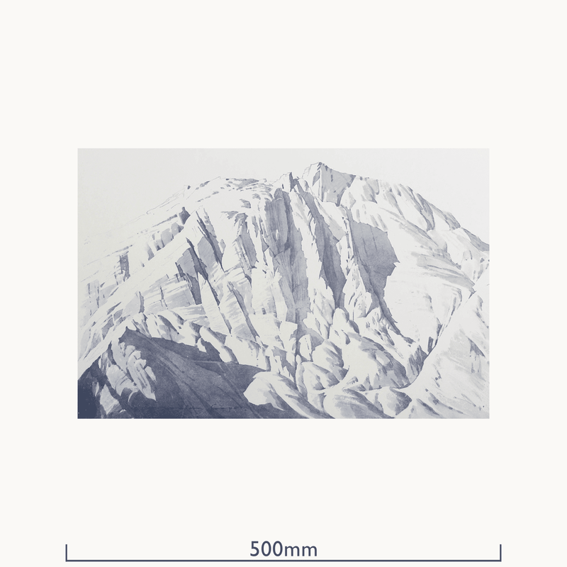 Scafell, Monochrome by William Heaton Cooper R.I. (1903 - 1995)