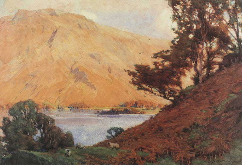 Autumn Evening, Ullswater by Alfred Heaton Cooper (1863 - 1929)