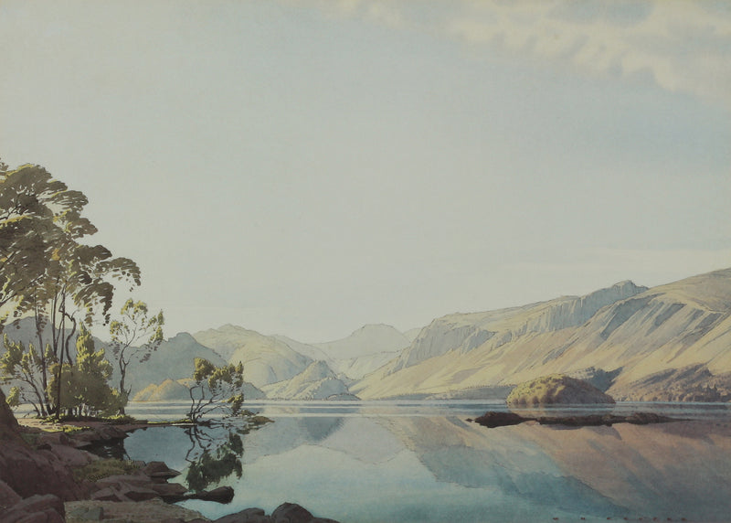 Derwentwater from Friars Crag by William Heaton Cooper R.I. (1903 - 1995)
