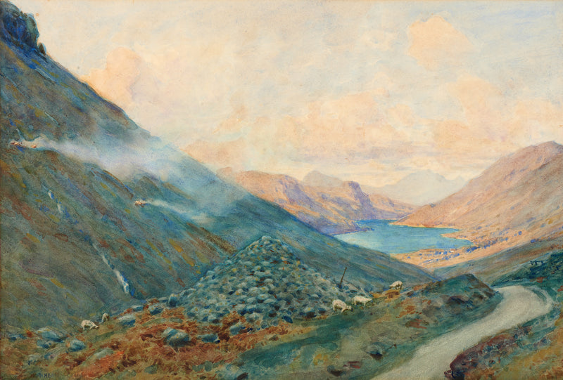Thirlmere from Dunmail Raise - Original Painting by Alfred Heaton Cooper (1863 - 1929)