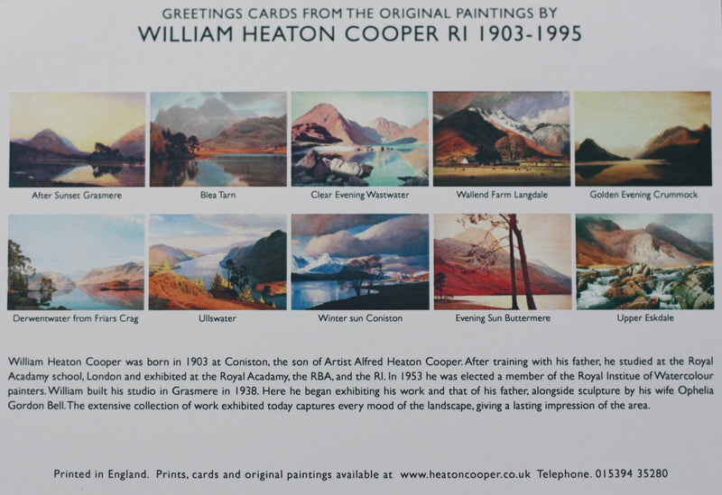 Greetings Cards  - Pack of 10 Cards by William Heaton Cooper R.I. (1903 - 1995)
