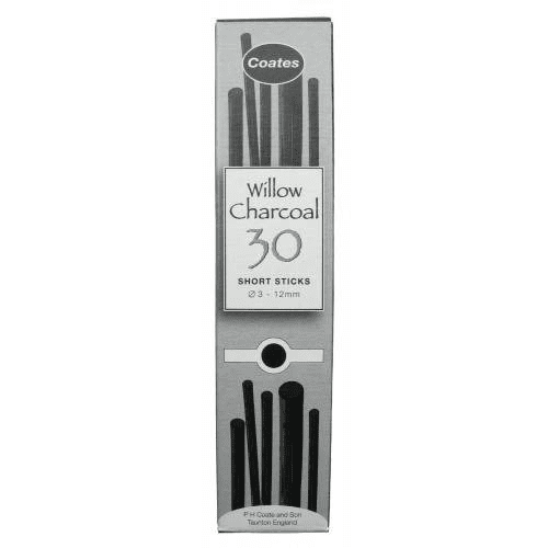 Willow Charcoal (Set of 30 Short Sticks)