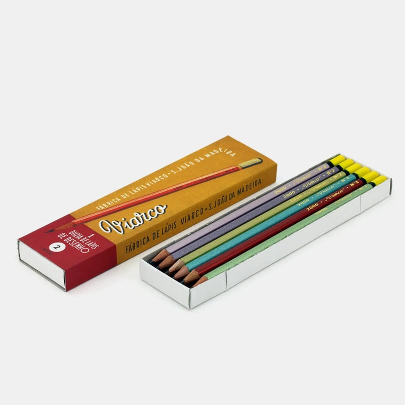 Viarco Vintage Pencils Vol 2000 (Set of 12)